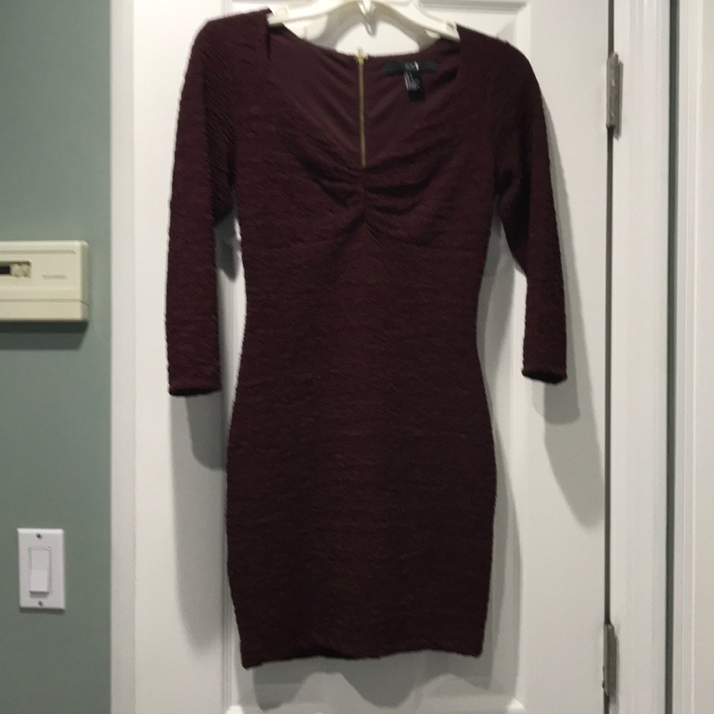 Maroon dress